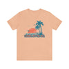 Carmel-by-the-Sea, California T-Shirt - Retro Palm Tree & Beach Unisex Carmel-by-the-Sea Shirt
