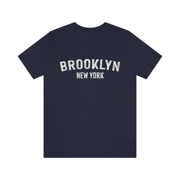 Buy navy Brooklyn, New York Shirt - Paint Text Unisex Brooklyn T-Shirt