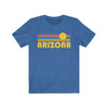 Arizona T-Shirt - Retro Sunrise Adult Unisex Arizona T Shirt