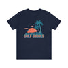 Gulf Shores, Alabama T-Shirt - Retro Palm Tree & Beach Unisex Gulf Shores Shirt