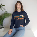 Wyoming Sweatshirt - Retro Mountain Unisex-30