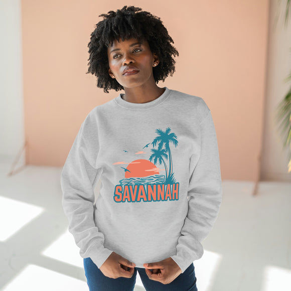 Premium Savannah, Georgia Sweatshirt - Unisex Premium Crewneck Sweatshirt