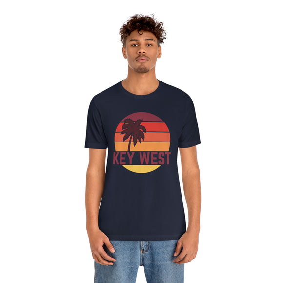 Key West, Florida T-Shirt - Retro Palm Tree Unisex Key West Shirt