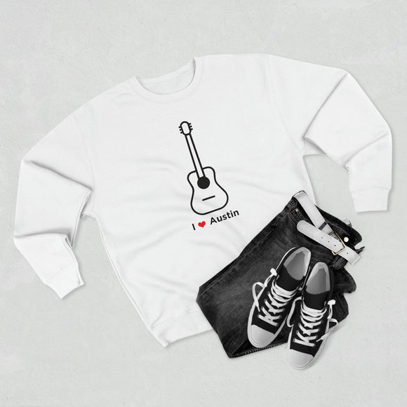 Premium Austin, Texas Crewneck Sweatshirt - Retro Unisex Sweatshirt
