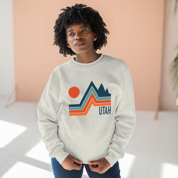 Premium Utah Hoodie - Retro Unisex Sweatshirt