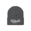 Colorado Beanie - Adult Hand Lettered Embroidered Colorado Knit Hat-1