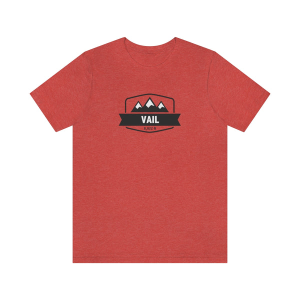 Vail, Colorado T-Shirt - Altitude Badge Unisex Vail Shirt