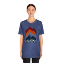Alaska T-Shirt - Retro Mountain Unisex Alaska Shirt-47