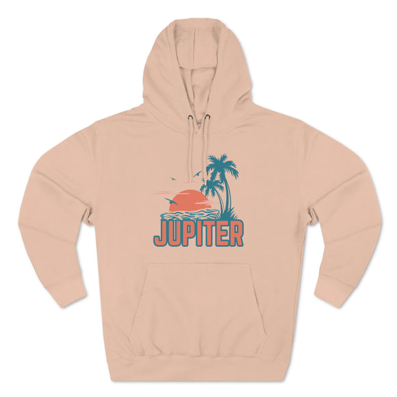 Premium Jupiter, Florida Hoodie - Palm Tree Unisex Sweatshirt