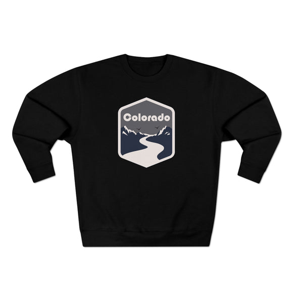 Premium Colorado Crewneck Sweatshirt - Retro Unisex Sweatshirt
