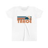 Tahoe Youth T-Shirt - Retro Mountain California Kid's TShirt