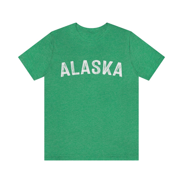 Alaska T-Shirt - Paint Text Unisex Alaska Shirt