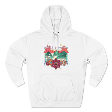 Buy white Premium North Carolina Hoodie - Boho Unisex Sweatshirt