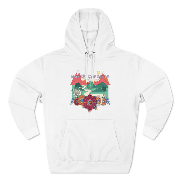 Premium North Carolina Hoodie - Boho Unisex Sweatshirt