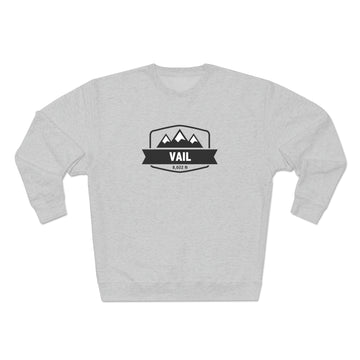 Premium Vail, Colorado Crewneck Sweatshirt - Retro Unisex Sweatshirt