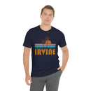 Irvine, California T-Shirt - Retro Palm Tree Unisex Irvine Shirt-50