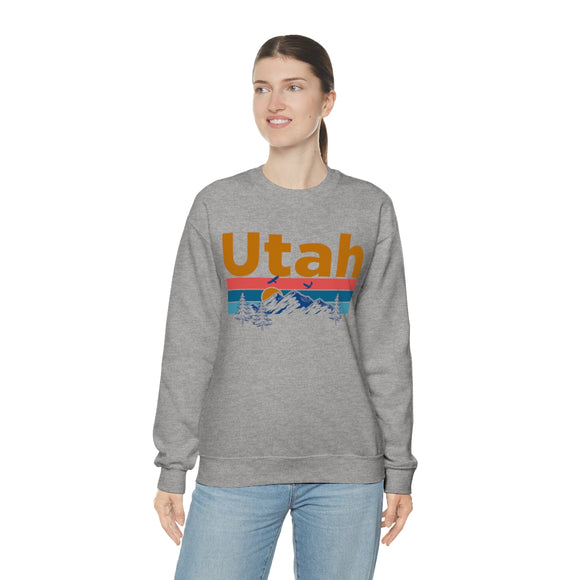 Utah Sweatshirt - Mountain & Birds Unisex