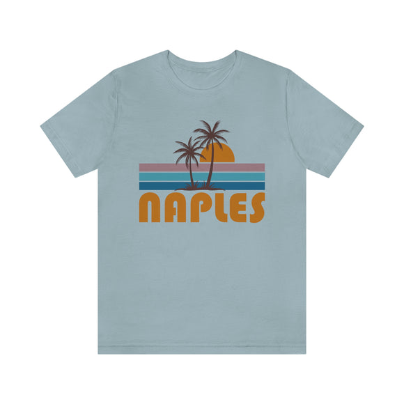 Naples, Florida T-Shirt - Retro Palm Tree Unisex Naples Shirt