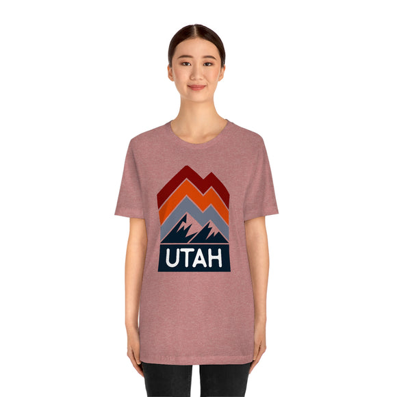 Utah T-Shirt - Retro Mountain Unisex Utah Shirt