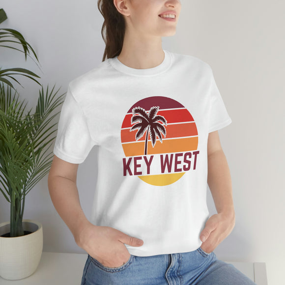 Key West, Florida T-Shirt - Retro Palm Tree Unisex Key West Shirt