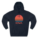 Premium Iowa Hoodie - Retro 80s Unisex Sweatshirt-9