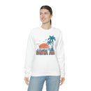 Santa Ana, California Sweatshirt - Unisex Retro Palm Tree Crewneck Santa Ana Sweatshirt-15