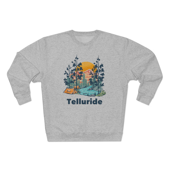 Premium Telluride Sweatshirt - Unisex Premium Crewneck Telluride, Colorado Sweatshirt