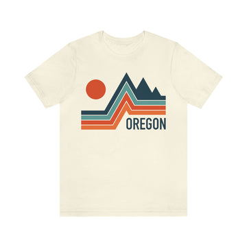 Oregon T-Shirt - Retro Mountain Unisex Oregon Shirt