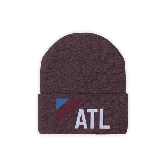 Atlanta, Georgia Beanie - Adult Embroidered Retro Atlanta Knit Hat