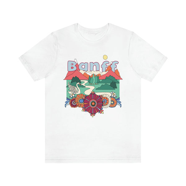 Banff Shirt, Canada Retro T-Shirt, Hippie Style Canada tee, Banff Mountain Shirt