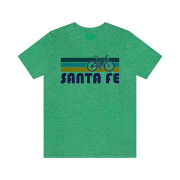 Santa Fe T-Shirt - Retro Mountain Bike Adult Unisex Santa Fe, New Mexico T Shirt