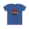 Colorado Youth T-Shirt - Mountain Lines Colorado Kid's TShirt