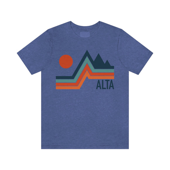 Alta, Utah T-Shirt - Retro Mountain Unisex Alta Shirt