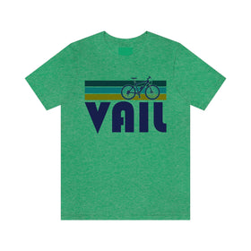 Vail T-Shirt - Retro Mountain Bike Adult Unisex Vail, Colorado T Shirt
