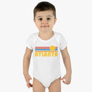 Atlanta Baby Bodysuit - Retro Sun Atlanta, Georgia Baby Bodysuit-5