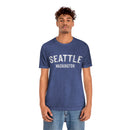 Seattle, Washington Shirt - Paint Text Unisex Seattle T-Shirt-3