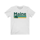 Maine T-Shirt - Retro Camping Adult Unisex Maine T Shirt-2