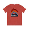 Montana T-Shirt - Retro Mountain Unisex Montana Shirt