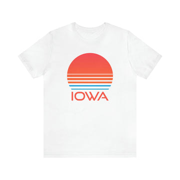 Buy white Iowa T-Shirt - Retro 80s Unisex Iowa Shirt