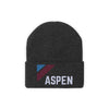 Aspen, Colorado Beanie - Adult Embroidered Retro Aspen Knit Hat