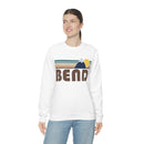 Bend, Oregon Sweatshirt - Fall Retro Mountain Unisex Crewneck Bend Sweatshirt-5