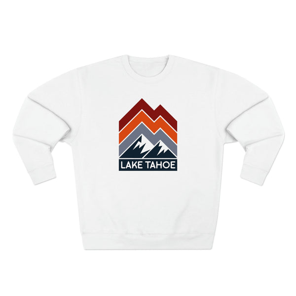 Premium Lake Tahoe Sweatshirt - Retro Unisex Premium Crewneck Lake Tahoe, California Sweatshirt