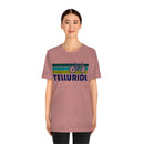 Telluride T-Shirt - Retro Mountain Bike Adult Unisex Telluride, Colorado T Shirt-20
