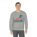 Hilton Head, South Carolina Sweatshirt - Unisex Retro Palm Tree Crewneck Hilton Head Sweatshirt-23