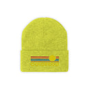 Colorado Beanie - Adult Embroidered Retro Sunset Colorado Knit Hat-13
