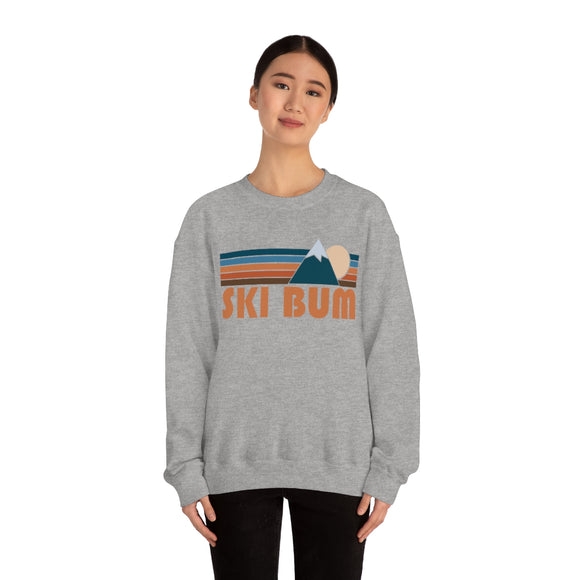 Ski Bum Sweatshirt - Retro Mountain Unisex