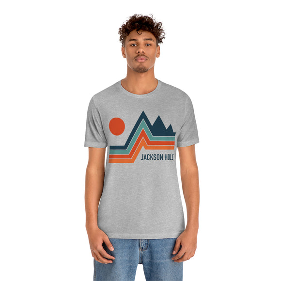 Jackson Hole, Wyoming T-Shirt - Retro Mountain Unisex Jackson Hole Shirt