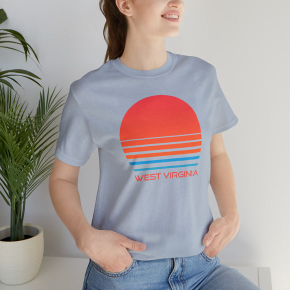 West Virginia T-Shirt - Retro 80s Unisex West Virginia Shirt
