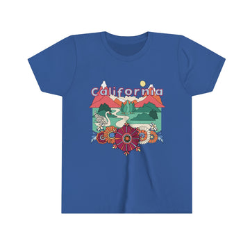 Buy true-royal California Youth T-Shirt - Boho California Kid's TShirt