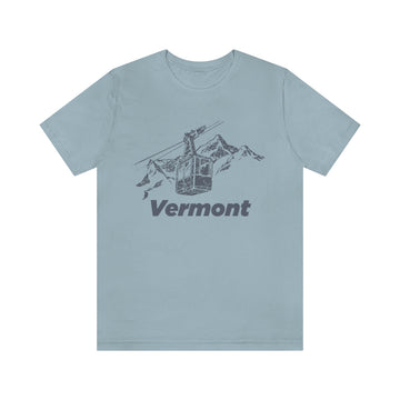 Buy light-blue Vermont T-Shirt - Retro Unisex Vermont T Shirt